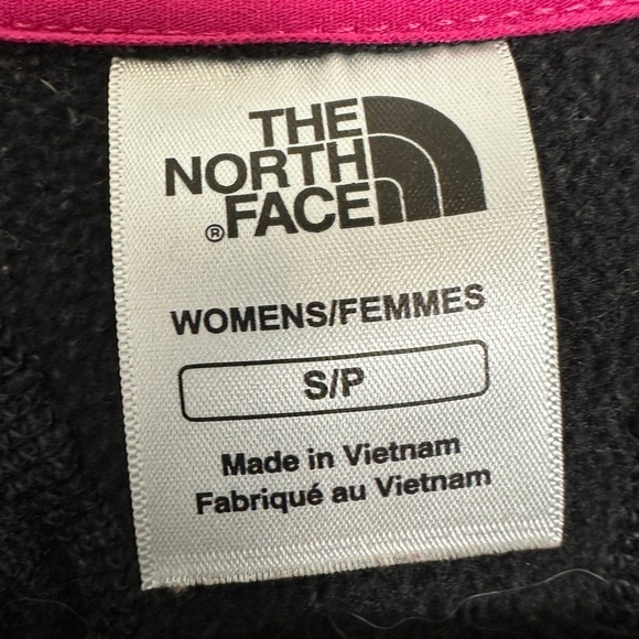 The North Face Womens Small Long Sleeve 1/4 Zip Pullover Activewear Black - Picture 2 of 4